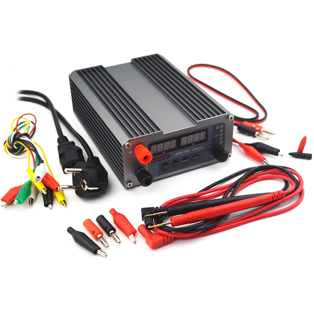 NEW NPS-1601 CPS-3205 3205II Upgraded Version Mini Adjustable Digital DC Power Supply OVP/OCP/OTP WATT 0.001A 0.01V 32V 30V 5A