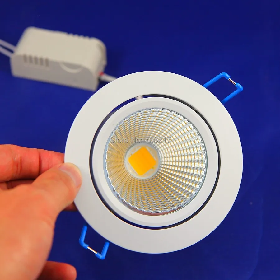 

Free shipping High Power 20W/25W/30W COB LED Recessed downlight AC85-265V COB LED Down lamp CE&ROSH 3 years warranty