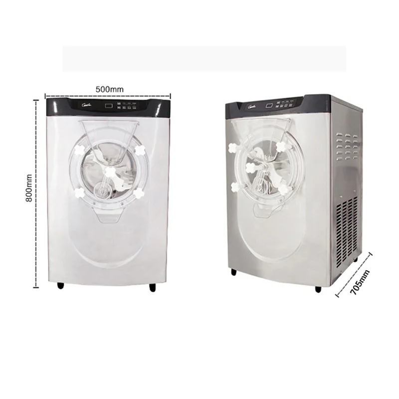 BQ22T Elettrico per Uso Professionale Macchina Per il Ghiaccio Duro, Ice Cream maker, macchina per il gelato Verticale ice cream maker 20-24L/H 110v