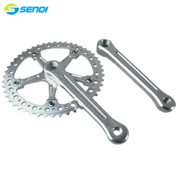 Single Speed Fixed Gear 48T CNC Chainring Crank Sprocket Aluminum Alloy Bicycle Crankset CZY008