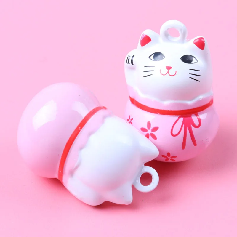 5pcs Bells Mix Cartoon Cat Iron Loose Beads Small for Party Christmas Tree Ornamen Decoration Home Accessories 1pcs 26x17mm