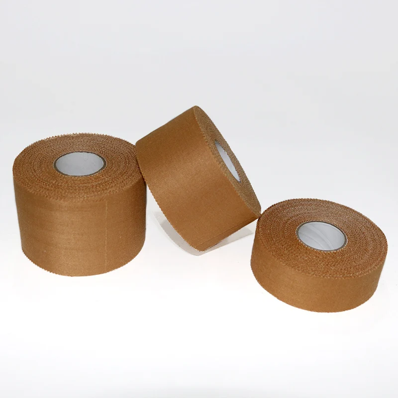 4rolls/lot Madimed  2.5cm/3.8cm/5cm x13.7m Viscose Rigid Strapping Sports Tape Microporous glue Leukotape Zinc Oxide