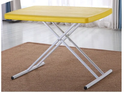 Foldable computer desk. Home portable dinner. Simple table of outdoor stalls picnic table.