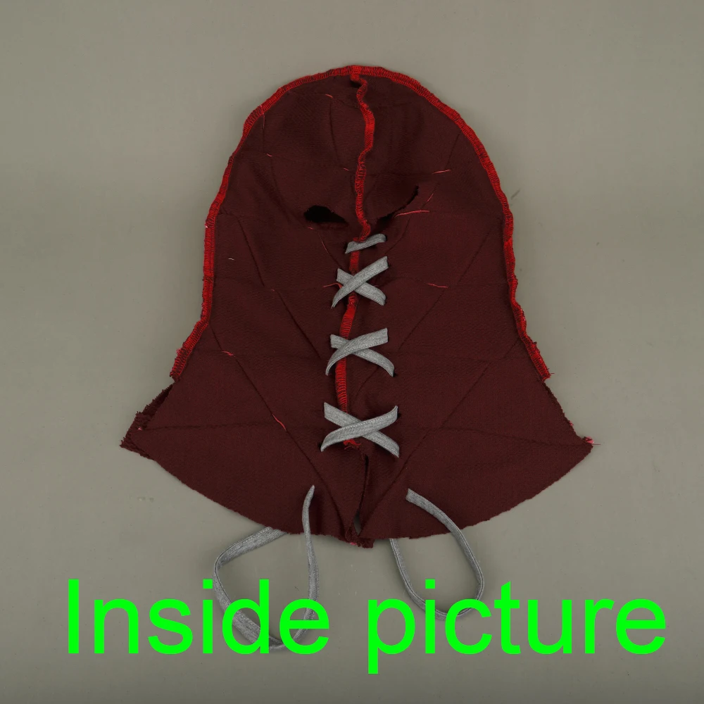 Masque d'horreur pour enfants, cagoule rouge brillante, Cosplay effrayant, masque d'halloween, tête complète, accessoires respirants