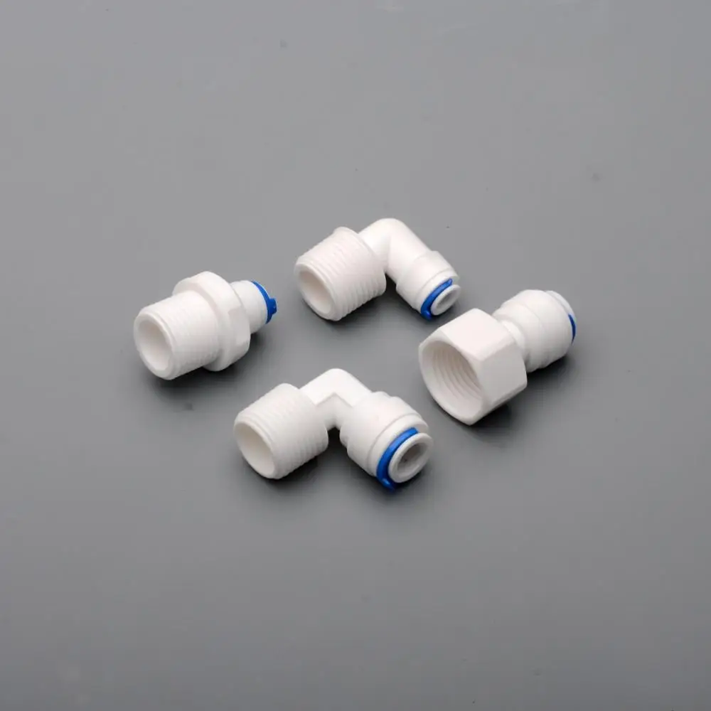 1/2  thread TO PE tube Quick Connector Family drinking water Kitchen water filter attachment RO filter reverse osmosis system