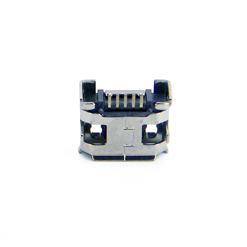 20 stks/partij DIP 90 Graden 4 Foor Micro USB Connector Plastic Shell Jack Tail Sockect Plug Terminals