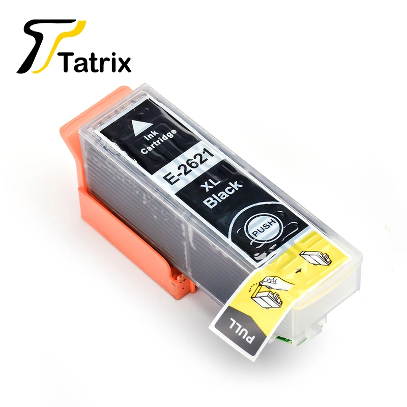 Tatrix Black Compatible Ink Cartridge 26XL T2621 T2631 For Epson XP-510 XP-605 XP-610 XP-615 XP-700 XP-710 XP-800 XP-810 printer