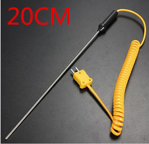 

SZBFT K Type Thermocouple Stainless Steel Probe Sensors Temperature Measurement 700 free shipping