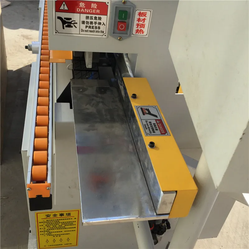 Máquina automática de borda de alto desempenho para máquina de colagem e corte de bordas retas de madeira compensada de PVC MDF