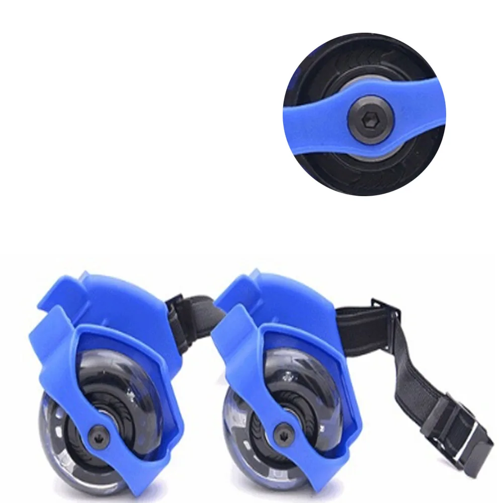 1 Pair flashing roller pulley shose adjustable small whirlwind  roller skating shoes  for children