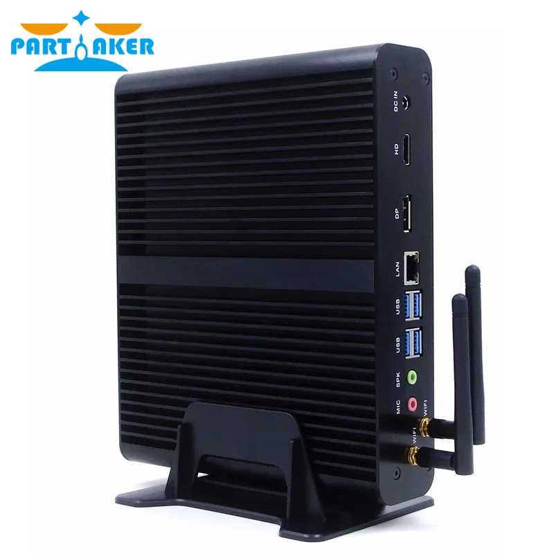 Imagem -03 - Participante Fanless Mini Computador i7 1255u 1165g7 10710u 10510u Ddr4 Msata M.2 Ssd Micro pc Win10 Pro Barebone Htpc Nuc dp Hdmi