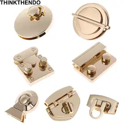 Metal Clasp Turn Lock Twist Locks for DIY Handbag Craft Bag Purse Hardware Accessories