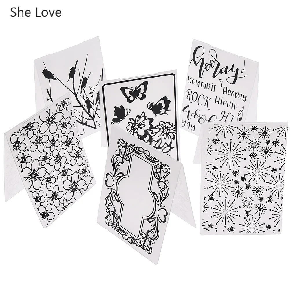 Chzimade 2019 Flower Plastic Embossing Folder For Diy Photo Album Scrapbooking Paper Card Template Stencil Home Decor