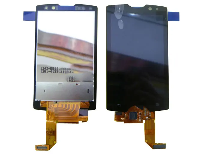 Ymitn New White/Black Housing LCD display Touch shows assembly For Sony Ericsson Xperia SK17 SK17i