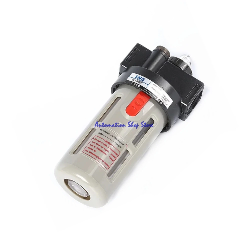 

Brand New SNS BL3000 Air compressor Lubricator pneumatic Oil Mist Oil-water Separator 3/8"