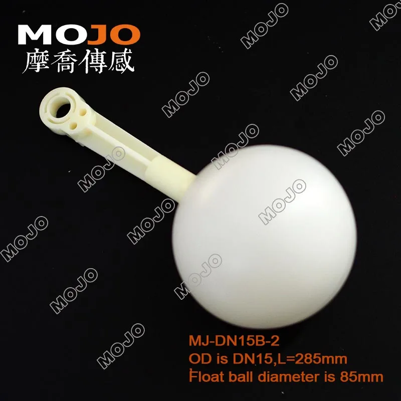 2025 MJ-DN15B-2(5pcs/lots) plastic water float valve ball, ball float check valve, G1/2 plastic float valve