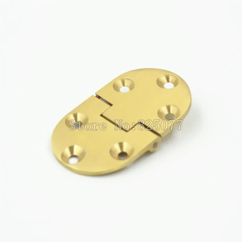 

Free Shipping Solid Brass Butler Tray Hinge Round Edge 2-1/2"x1-1/2" - with Screws CP512