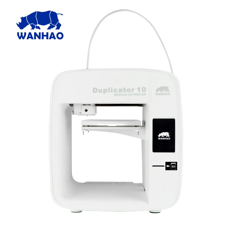 

2019 WANHAO FDM new hot sell D10 3D printer Auto level Normal 3D Printer DIY Kit with Filament 8G SD Card Tools for free