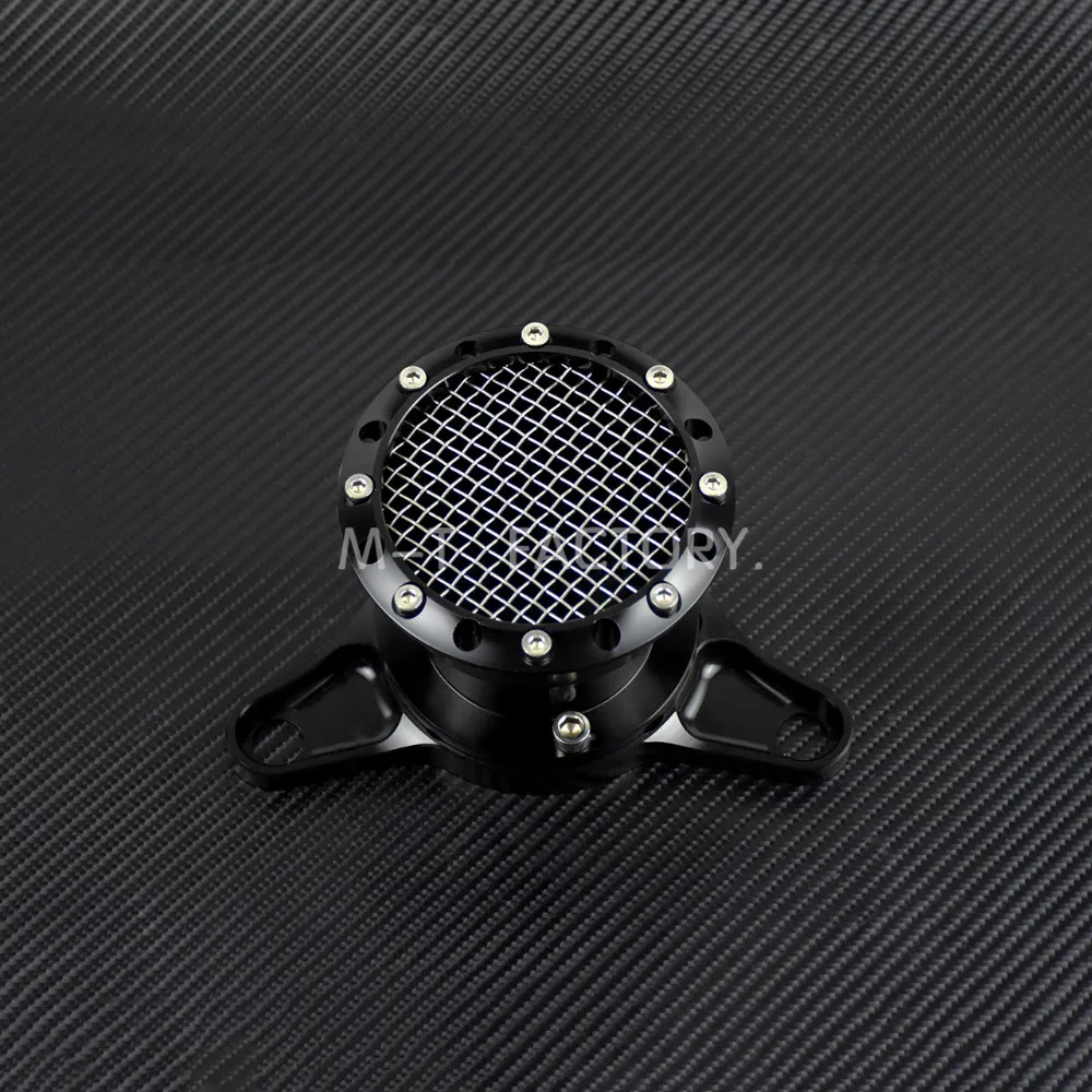 Motorcycle Black Velocity Stack Air Cleaner Filter CNC Aluminum For Harley Sportster XL 883 1200 48 72 2004-Later