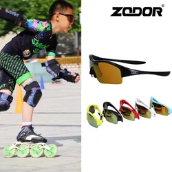 Gafas de patinaje de velocidad para niños y adolescentes, monopatín en línea, patines de velocidad, carrera de PC, gafas de vidrio, edad menor de 18 años