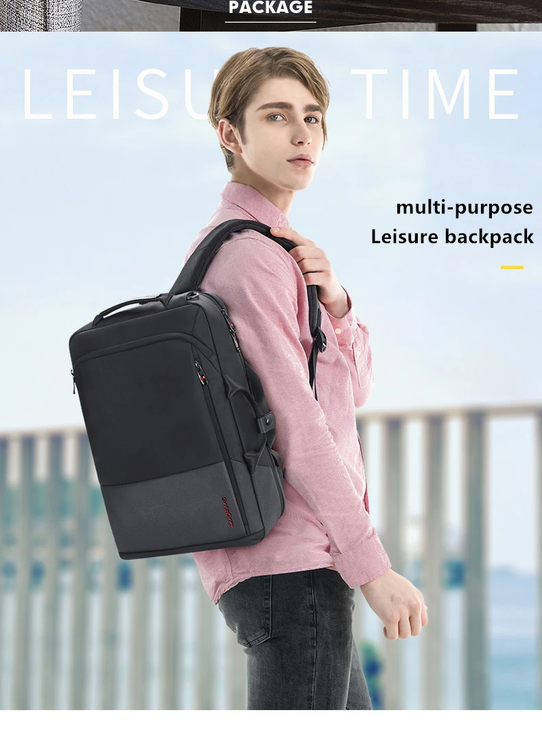 men backpack multi-purpose male backpack Single shoulder bag waterproof 15.6 inch computer travel  business backpack