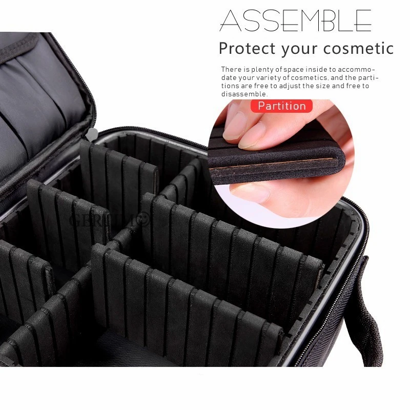 Borse cosmetiche professionali portatili da donna on the Road Organizer Travel Make Up astucci per cosmetici astucci per cosmetici scatola Beauty