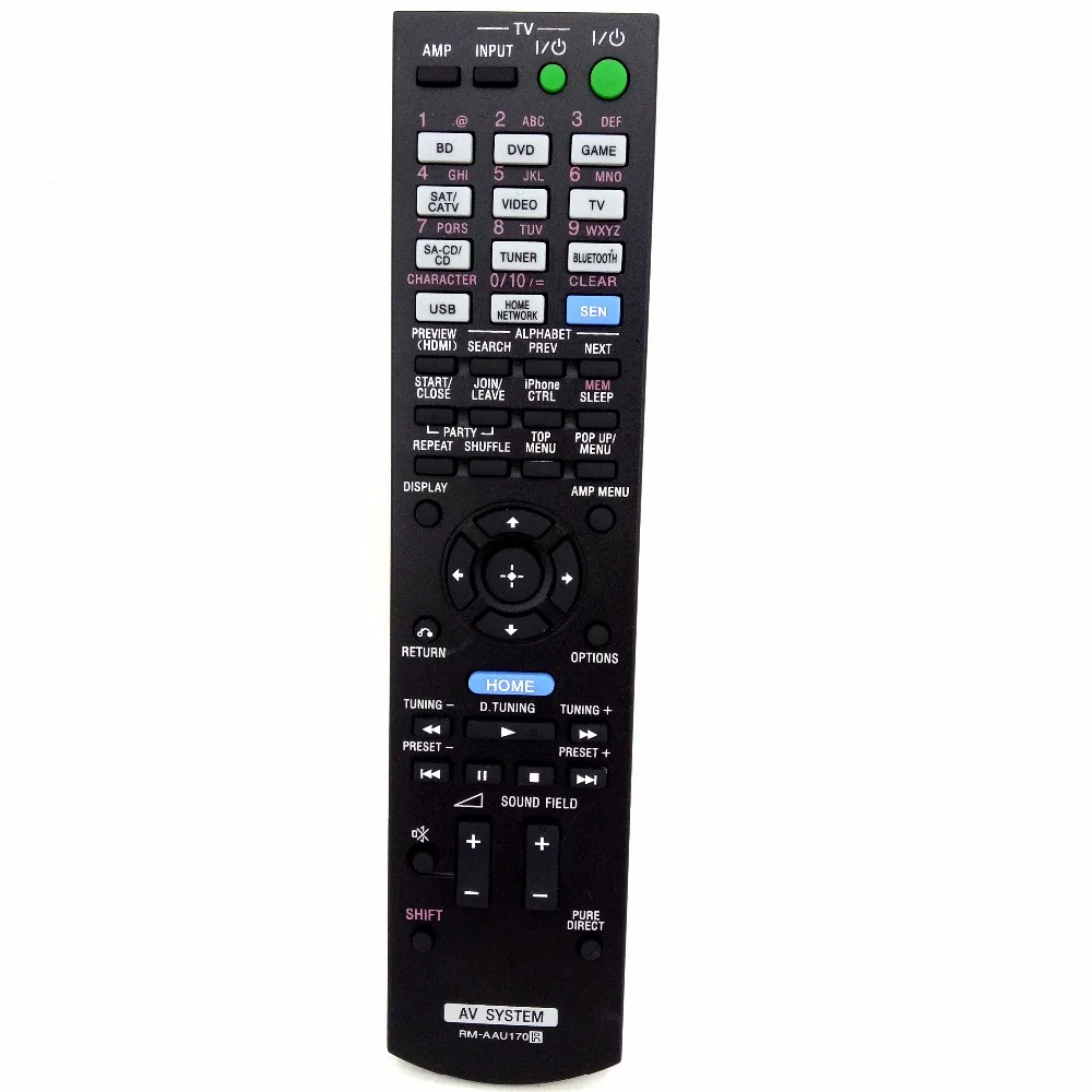 NEW Replacement RM-AAU170 For SONY AV Audio Player Receiver Remote Control STR-DH550 STR-DH740 STR-DN840