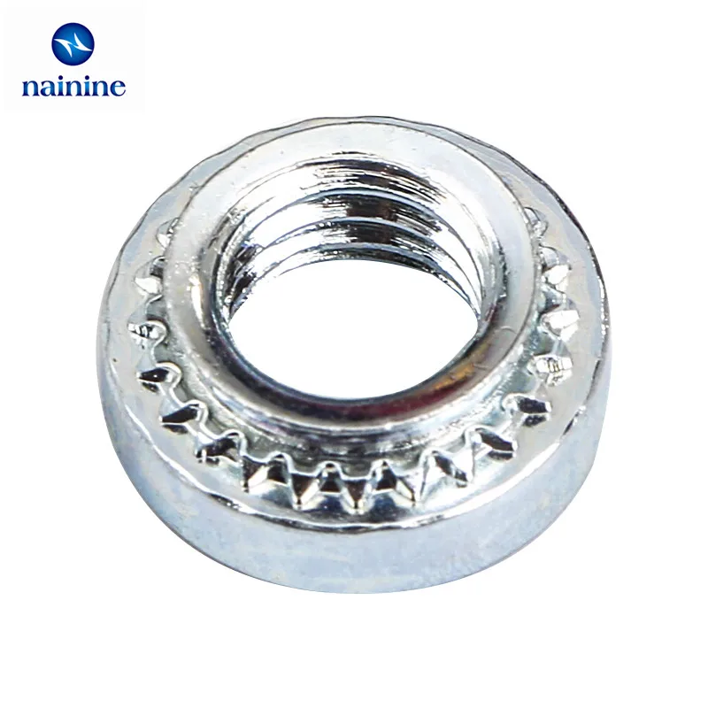 Slab Thickness 0.8/1.0/1.4/2.3mm Zinc Plated Self-Clinching Nuts S Style Press Rivet Nut