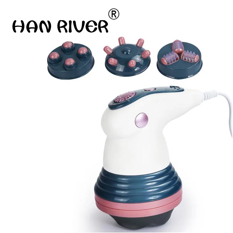 

HANRIVER New Design Electric Noiseless Vibration Full Body Massager Slimming Kneading Massage Roller for Waist Losing Weight