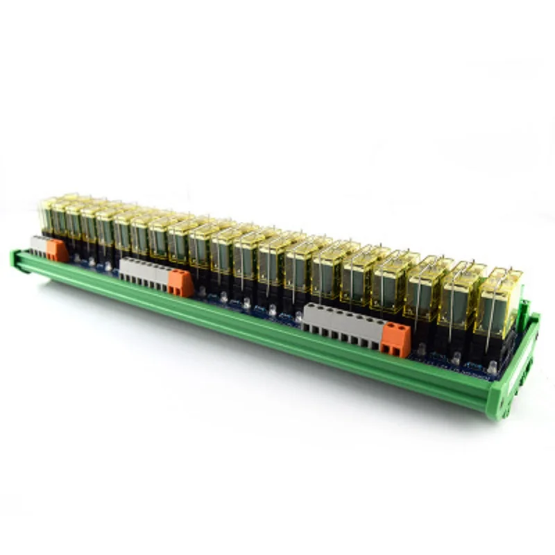 

20-way relay double-group module, 24V rail mounting, PLC amplifier board control board