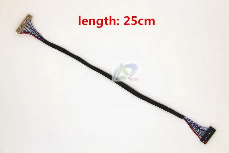 10.4 - 16 بوصة شاشة LCD خط عام سائق مجلس كابل DF14 20pin سولو 8 lvds كابل LVDS 1ch ، 8 بت