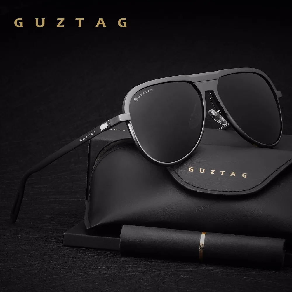 GUZTAG Unisex Sunglasses Aluminum Frame Polarized UV400 Mirror Classic Sun Glasses for Women Men Driving Vaction Eyewear G98280