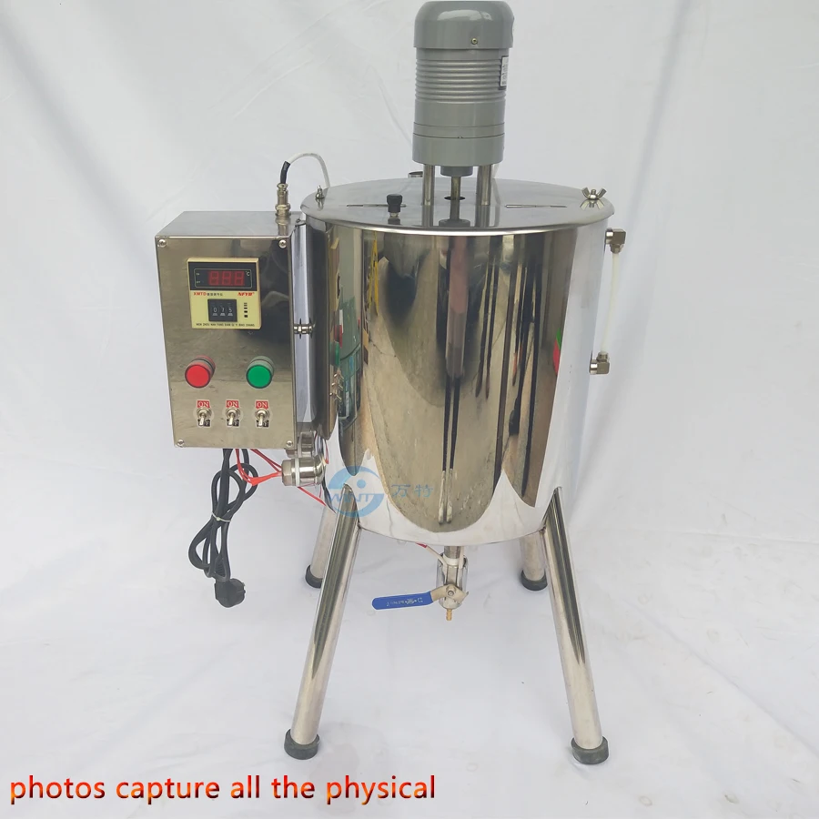 304 Stainless Steel Pemanas dan Pengadukan Mengisi Mesin Lipstik Krayon Keren Minyak Nail Polish Mengaduk Sabun Mengisi Machine15L