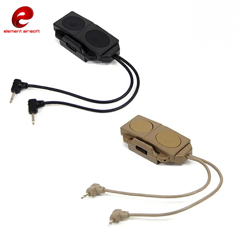 Element Airsoft Tactical Dual Remote Control Switch Pressure Laser Pointer Hunting Accessories For PEQ 16A and M3X Weapon Light