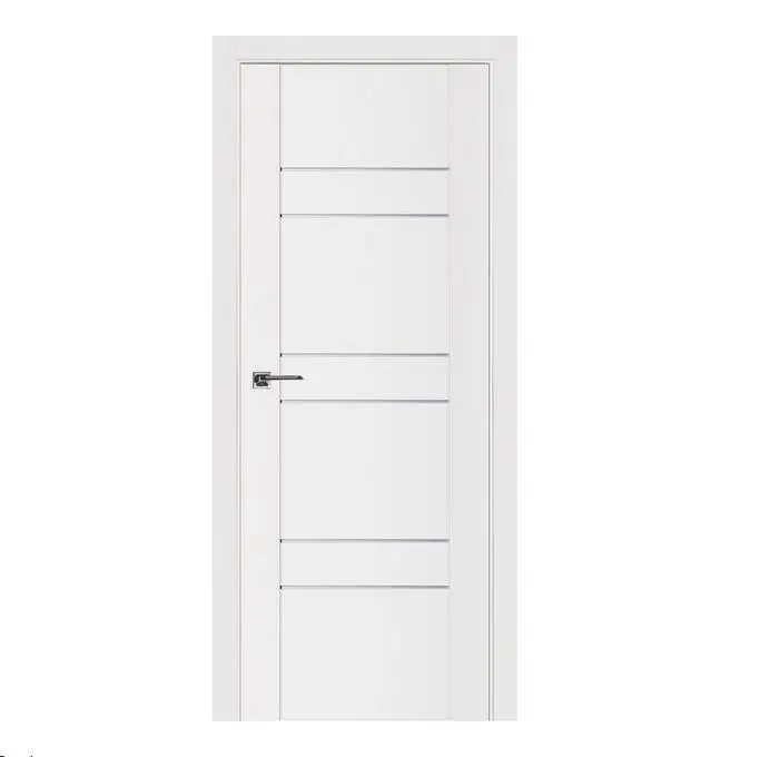 new design contemporary solid wood door slab lacquered enamel modern interior door shaker H1905