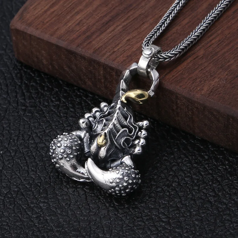 

Wholesale S925 Sterling Silver Trend Scorpion Pendant Fashion Men And Women Retro Thai Silver Small Pendant Manufacturers