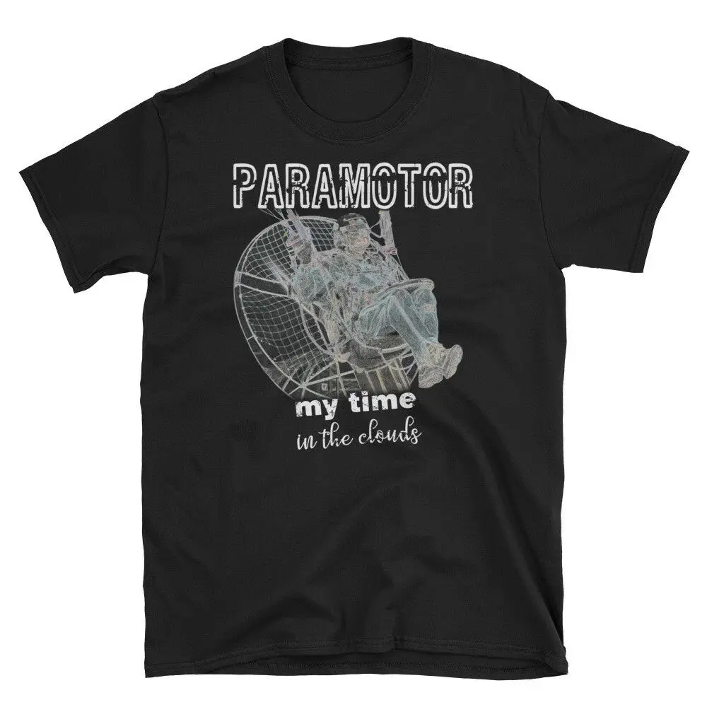 Paramotor Shirt Paramotor Gift PPG Powered Paraglider Shirt Black Unisex