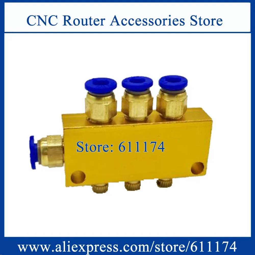 

10pcs/lot grease oil distributor 2way 5 way 6way Adjustable oil discharge Automatic Lubrication pump oil separator