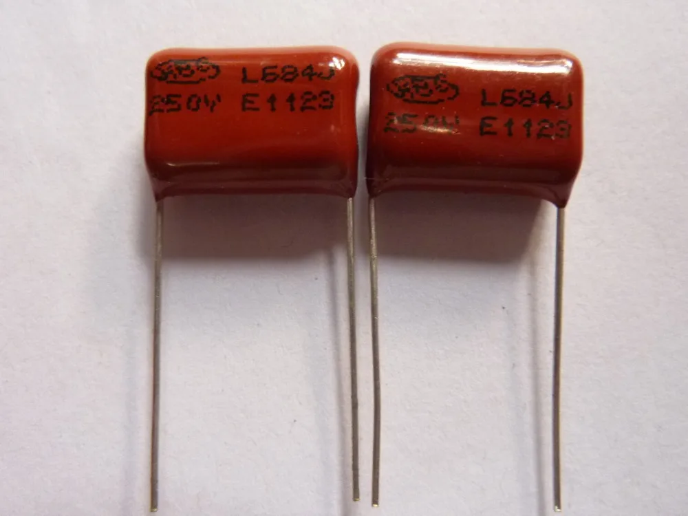 

10pcs CBB 684 250V 684J CL21 0.68uF 680nF P15 Metallized Polypropylene Film Capacitor