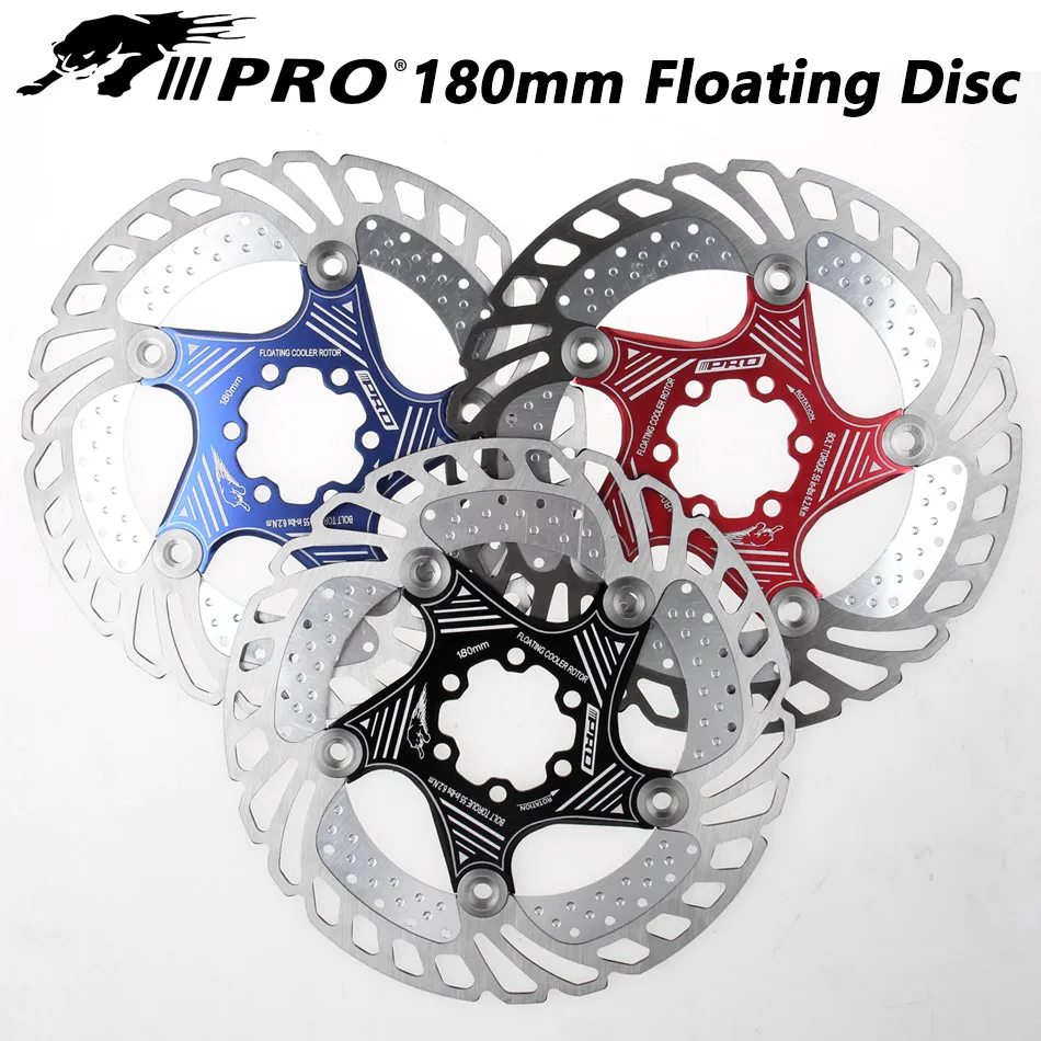 IIIPRO Cooling Floating Rotor MTB/Road Bicycle Disc Brake 160/180/203mm Mountain Bike 6 Bolts Cool Down Heat Rotor RT99 RT86