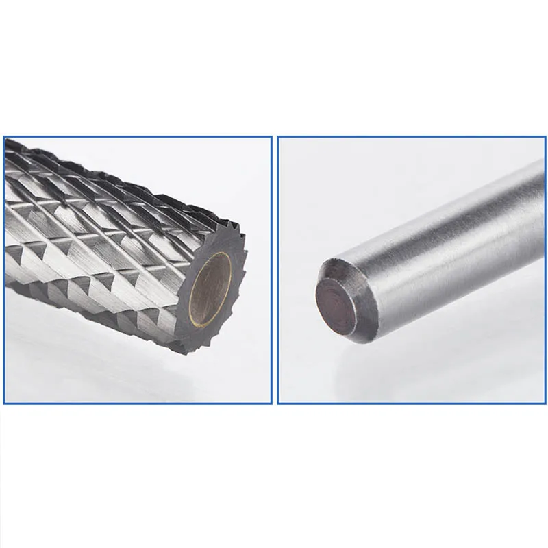 6mm Shank HSS di Taglio Burr Bits Per Dremel Utensile Rotante In Metallo Router Lavorazione Del Legno di Rettifica Ad Alta Velocità Cutter Taglio Singolo frese