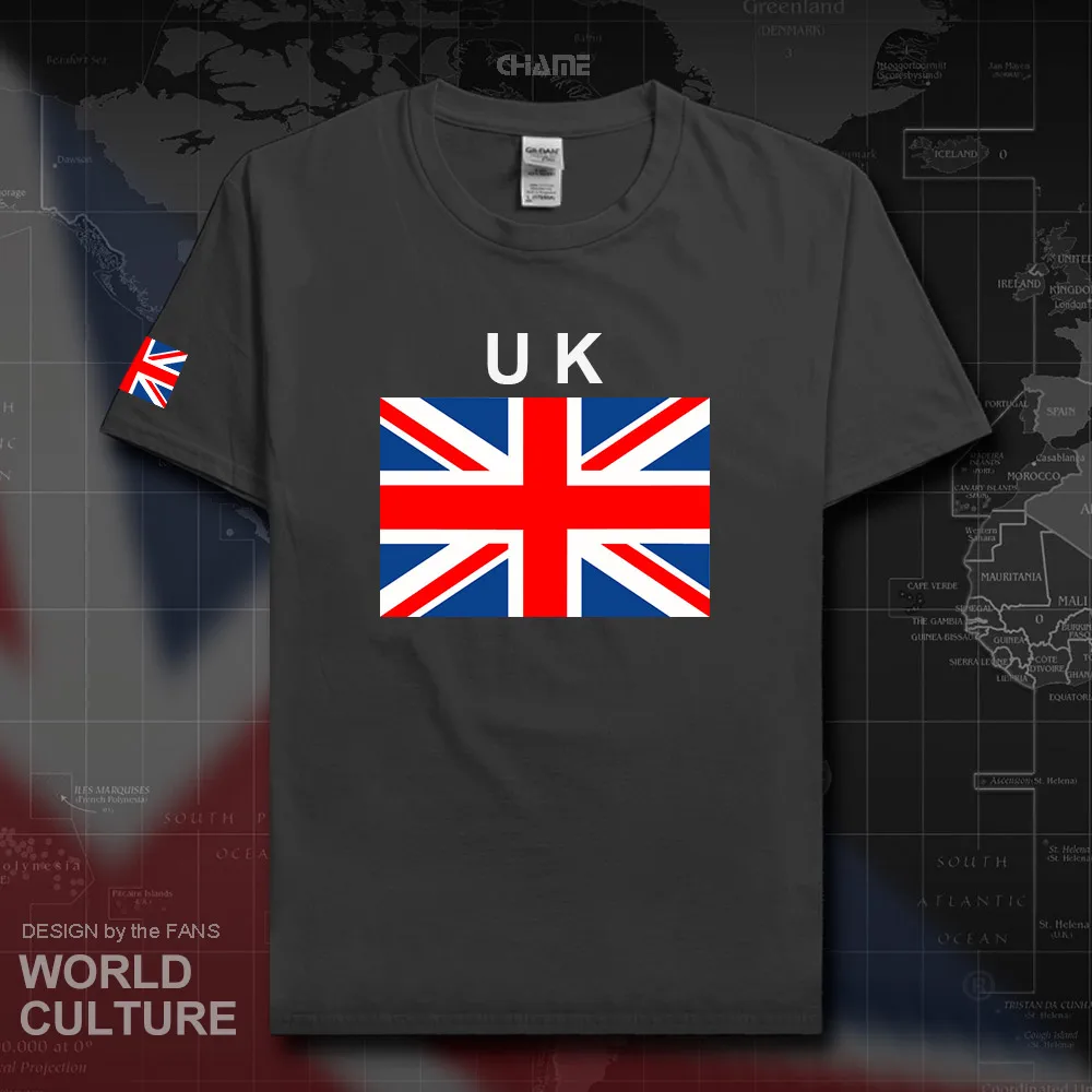 UK United Kingdom of Great Britain men t shirts 2017 jersey British nation team cotton t-shirt meeting clothing top tees country