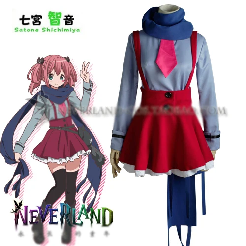 Love, Chunibyo & Other Delusion Satone Shichimiya Cosplay Costume as Christmas Halloween cosplay cosutme 11