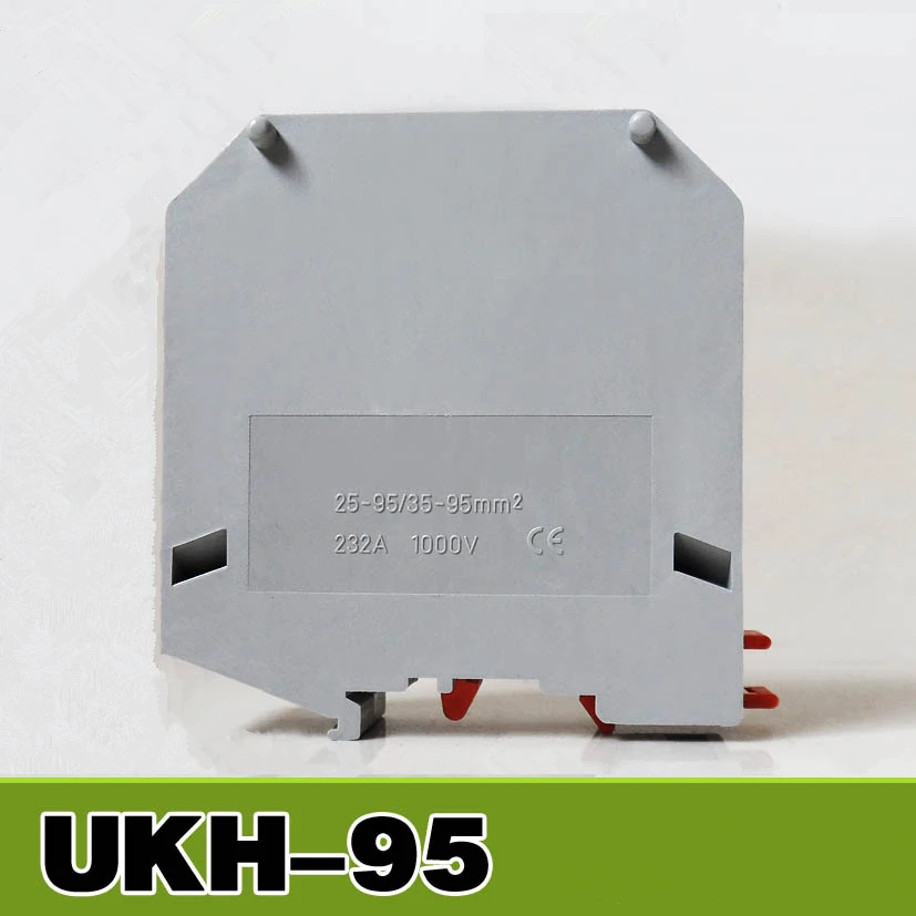 UKH-50 (UK95N) Series DIN Rail Screw Clamp Terminal Blocks