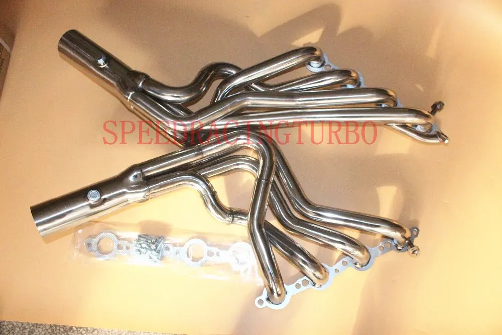 

EXHAUST HEADER FOR CAMARO Z28 SS PONTIAC TRANS AM LS1 5.7 V8 STAINLESS EXHAUST CHROME HEADER+GASKET