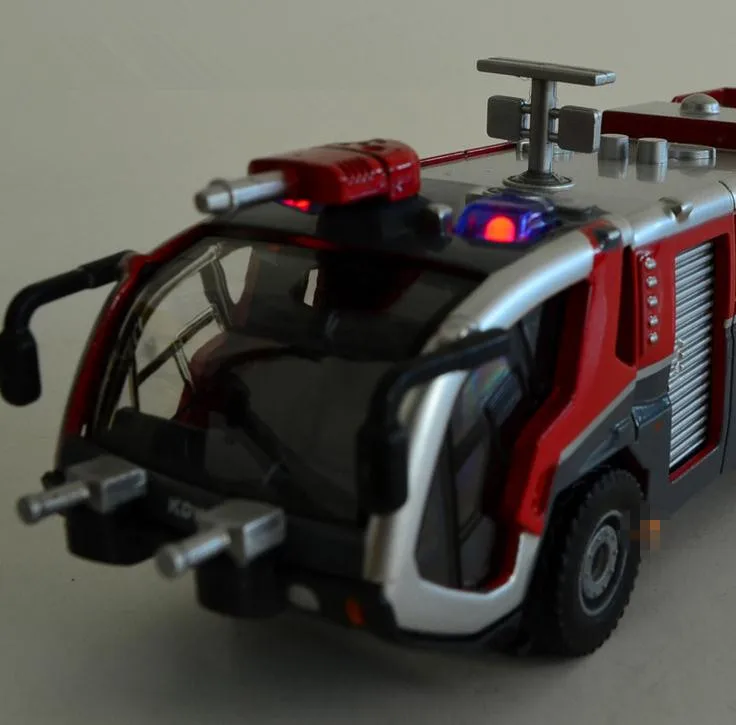 ขายร้อนของเล่นรถ! 1:50 Alloy ดึงกลับเสียงและแสงของเล่น Fire Engine รุ่น,จัดส่งฟรี,ของเล่นเพื่อการศึกษาเด็ก