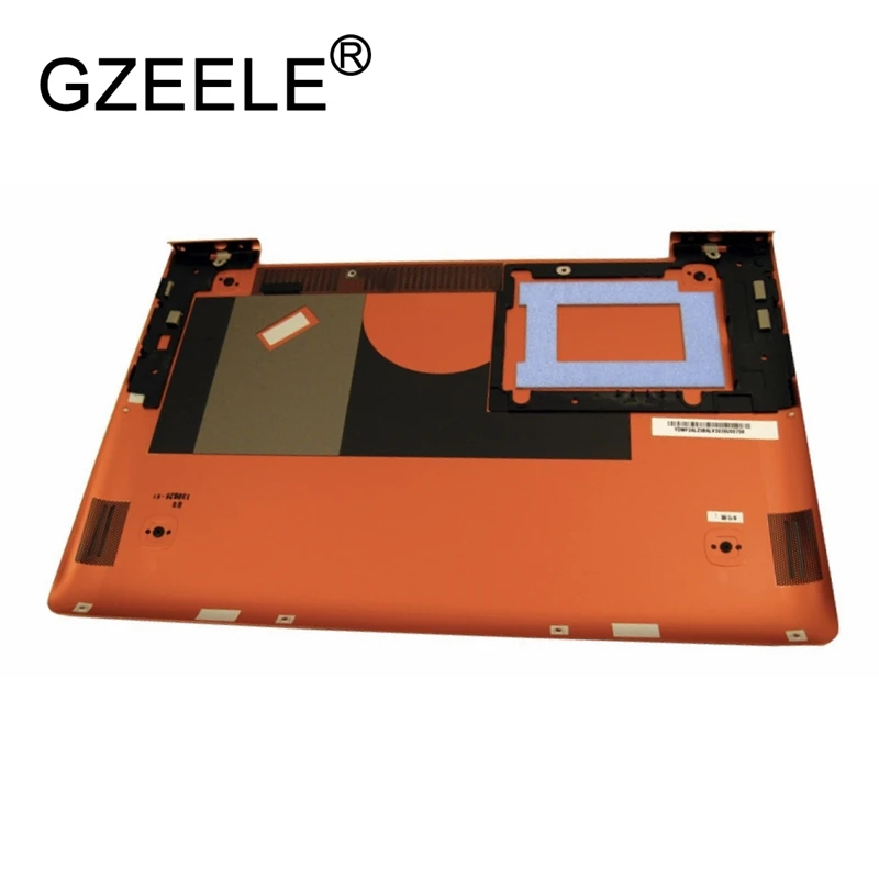 GZEELE laptop shell for Lenovo for IdeaPad U330 U330T U330P Bottom Cover Base case Touch 3ALZ5BALV00 orange 90203122 lower case