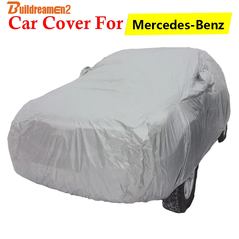 Buildreamen2 Car Cover Sun Shade Rain Snow Protector Auto Cover For Mercedes-Benz E Class E300 E300D E320 E350 E420 E430 E500