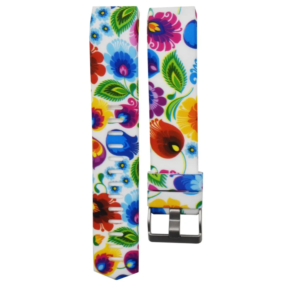 جديد وصول الملونة الأزياء الرياضية سيليكون مربط الساعة سوار حزام الفرقة معصمه ل Fitbit تهمة 2 نمط المعصم حزام