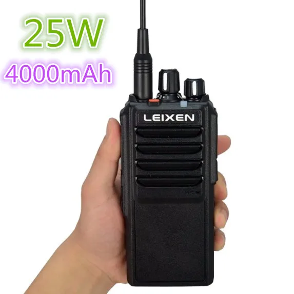 2PCS Long Range 25W High Power LEIXEN VV-25 WalkieTalkie 10-30km Two Way Radio Handheld Transceiver